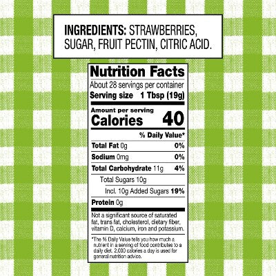 Smucker's Natural Strawberry Squeezable Fruit Spread - 19oz