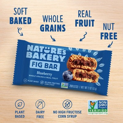 Nature's Bakery Blueberry Fig Snack Bars - 12oz/6ct
