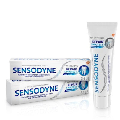 Sensodyne Whitening Repair and Protect Toothpaste for Sensitive Teeth - 3.4oz