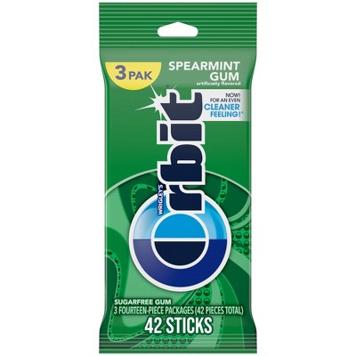 Orbit Spearmint Sugar-Free Gum Multipack - 14ct/3pk