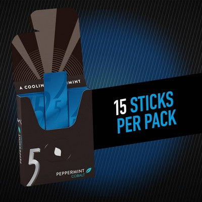 5 Gum Peppermint Cobalt Sugar-Free Gum - 15ct