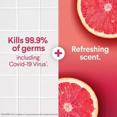 Clorox Scentiva Grapefruit & Orange Blossom Multi-Surface Spray - 32 fl oz: Liquid Cleaner, Disinfectant, Multipurpose Use