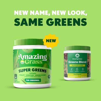 Amazing Grass Greens and Superfood Powder - Original - 30 Servings - 8.5oz