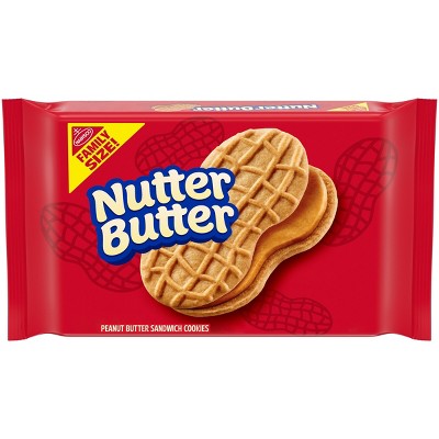 Nutter Butter Peanut Butter Sandwich Cookies Family Size - 16oz