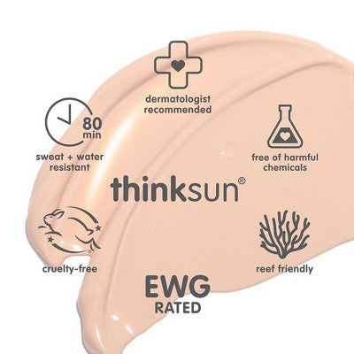 thinksport Mineral Sunscreen EveryDay Face - SPF 30 - 2 fl oz
