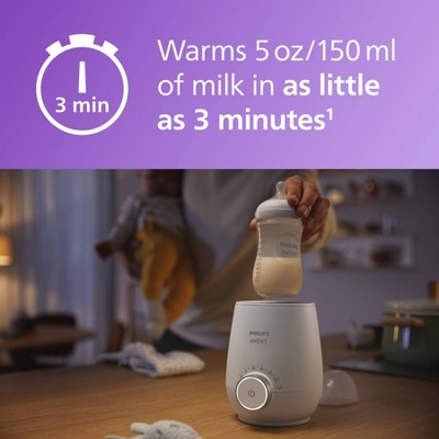 Philips Avent Fast Baby Bottle Warmer with Auto Shut Off