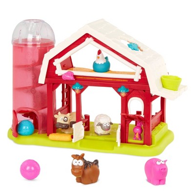 B. toys - Interactive Toy Red Barn - Musical Fun Farm: Baby Learning Toy with Lights & Sound Effects