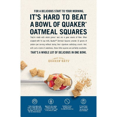 Quaker Oatmeal Squares Brown Sugar Breakfast Cereal - 21oz