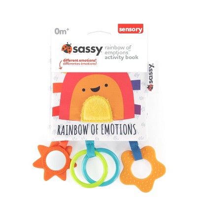 Sassy Toys Rainbow of Emotions Activity Book Baby Learning Toy