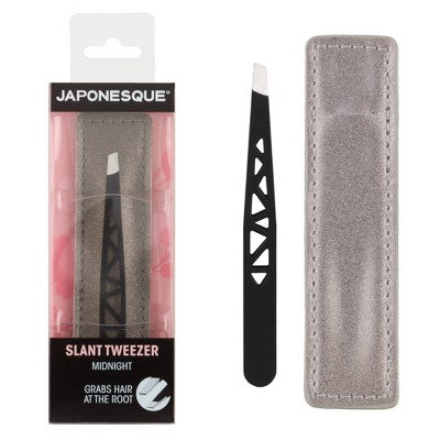 JAPONESQUE Slant Tweezer Midnight