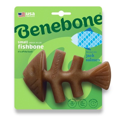 Benebone Fish Dog Bone Chew Toy