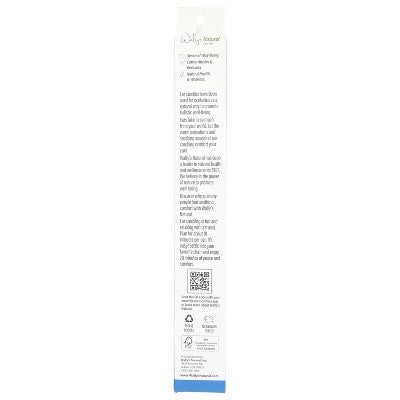 Wally's Natural Ear Candles Beeswax - Unscented - 2pk