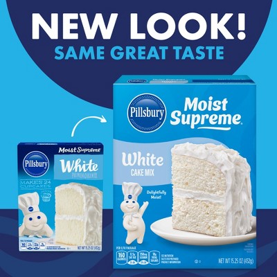 Pillsbury Moist Supreme White Cake Mix - 15.25oz: Certified