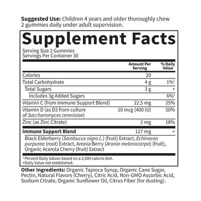 Garden of Life Dr. Formulated Kids Elderberry Gummies - 60ct