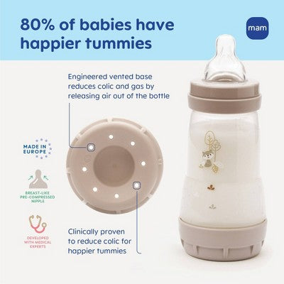 MAM Easy Start Anti-Colic Baby Bottle - 5oz