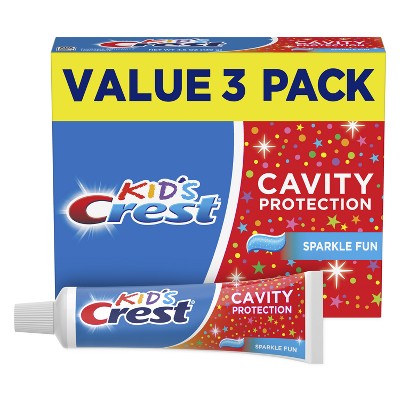 Crest Kids Cavity Protection Sparkle Fun Flavor Fluoride Toothpaste