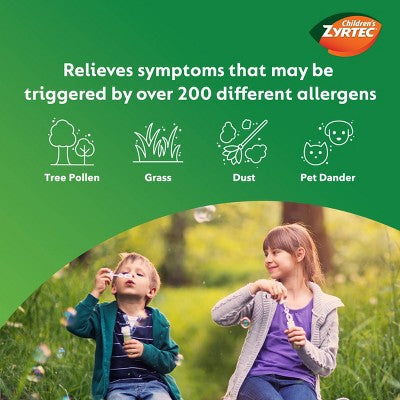 Children's Zyrtec 24 Hour Allergy Relief Syrup - Bubble Gum - Cetirizine - 4 fl oz