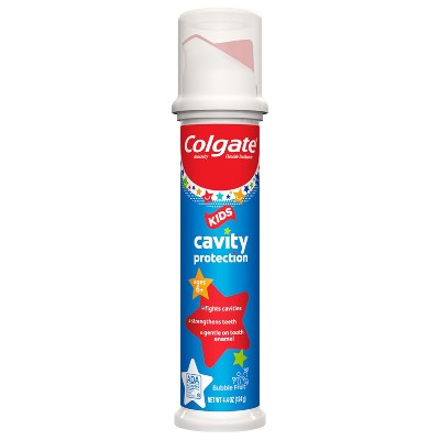 Colgate Kids' Maximum Cavity Protection Toothpaste Pump with Fluoride - Mild Bubble Fruit - 4.4oz