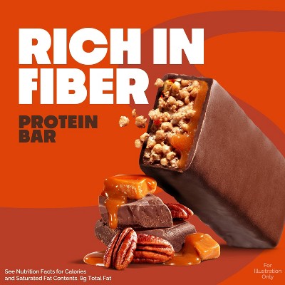 Quest Nutrition Crispy Hero Chocolate Caramel Pecan Whey Protein Bars - 18g Protein - 4ct