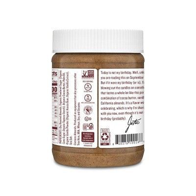 Justin's Vanilla Almond Butter - 12oz: Certified Gluten-Free, Creamy