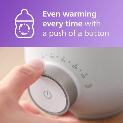 Philips Avent Fast Baby Bottle Warmer with Auto Shut Off