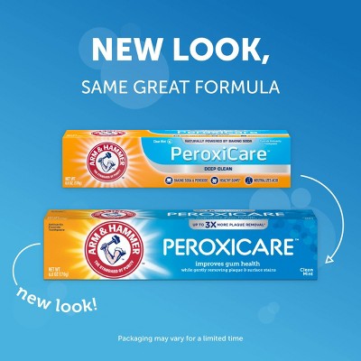 ARM & HAMMER PeroxiCare Gum Health Anticavity Fluoride Toothpaste - 6oz/2ct