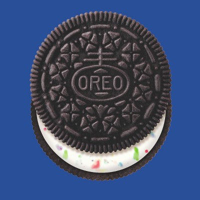 Oreo Birthday Cake Creme Chocolate Sandwich Cookies Size - 17oz