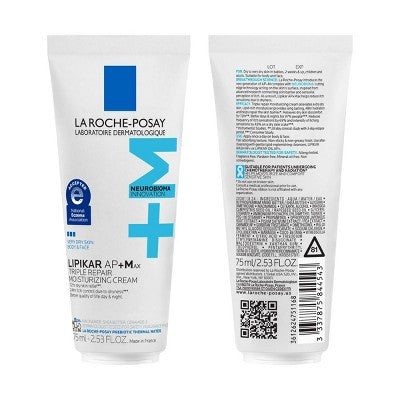 La Roche Posay Lipikar AP+M Triple Repair Body Moisturizing Cream Body and Face Moisturizer for Dry Skin with Shea Butter and Glycerin