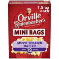 Orville Redenbachers Mini Movie Theater Butter Microwave Popcorn - 12ct/17.98oz