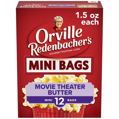 Orville Redenbachers Mini Movie Theater Butter Microwave Popcorn - 12ct/17.98oz