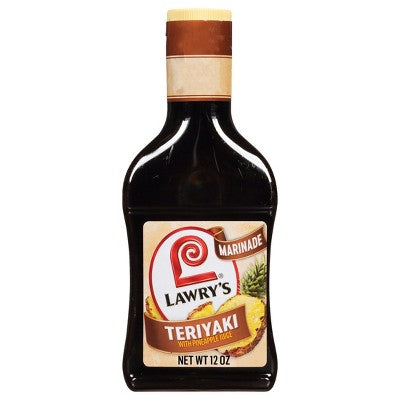 Lawry's Teriyaki With Pineapple Juice Marinade - 12 fl oz