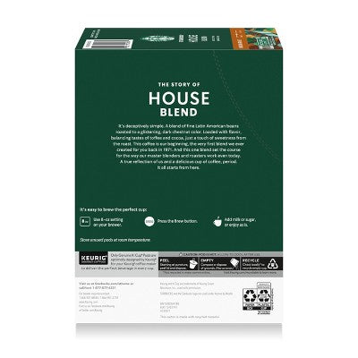 Starbucks House Blend Medium Roast Keurig K-Cup Coffee Pods - 22ct