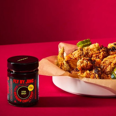 Fly By Jing Xtra Spicy Sichuan Chili Crisp Extra Hot Vegan Crispy Hot Sauce - 6oz