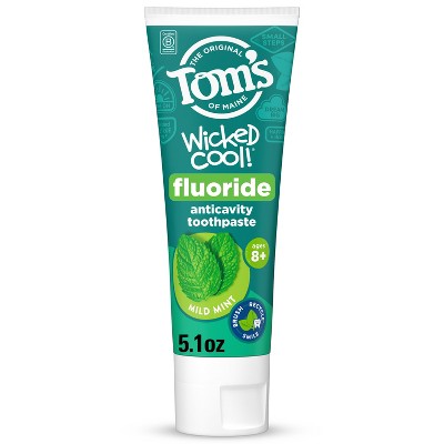 Tom's of Maine Mild Mint Wicked Cool! Anticavity Fluroide Toothpaste - 5.1oz