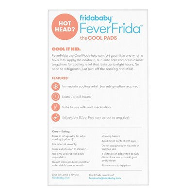 Frida Baby FeverFrida Cool Pads: Forehead Application, Ice & Heat Packs, 5 Count