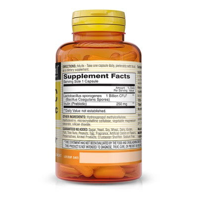 Mason Natural Probiotic with Prebiotic for Digestive Health Capsules - 40ct