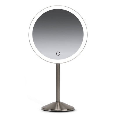Ilios Lighting Rechargeable Round Table Makeup Mirror with 5x Magnification - Beauty Studio