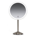 Ilios Lighting Rechargeable Round Table Makeup Mirror with 5x Magnification - Beauty Studio