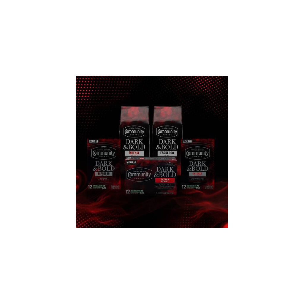 Community Coffee Dark & Bold SS Pods Dark Roast - 24ct