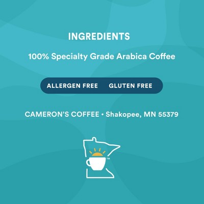 Cameron's Jamaican Blend Dark Roast Ground Coffee - 10oz: Gluten-Free, Vegan