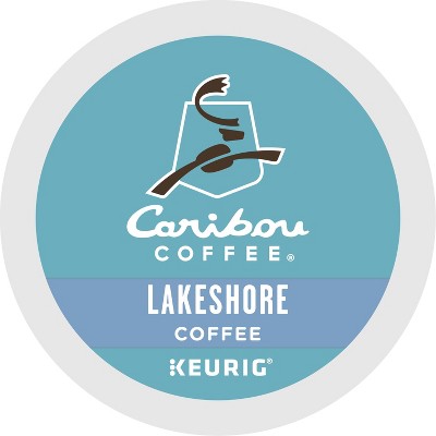 Caribou Coffee Lakeshore Blend Keurig K-Cup Coffee Pods - Medium Roast - 24ct
