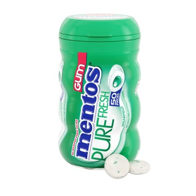 Mentos Pure Fresh Spearmint Sugar-Free Gum - 50ct