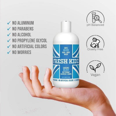 Fresh Kidz Boys Blue Hair & Body Wash - 16.9oz