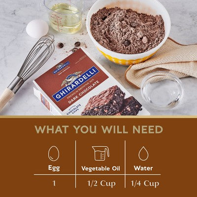 Ghirardelli Dark Chocolate Brownie Mix - 20oz