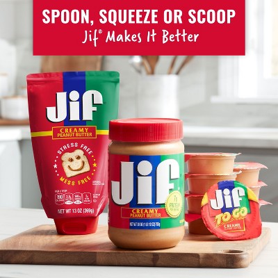Jif Creamy Peanut Butter - 40oz: Gluten-Free, No Preservatives