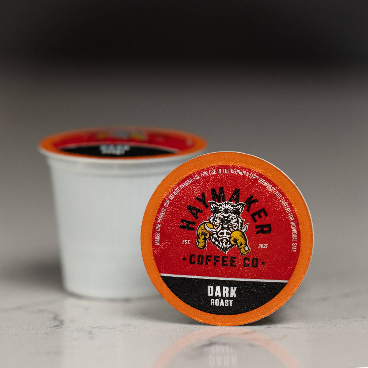 Haymaker Coffee Dark Roast Coffee Pods - 60ct