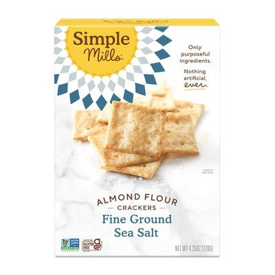 Simple Mills Sea Salt - 4.25oz: No Artificial Fillers, No Artificial Sweeteners, No Artificial Flavors