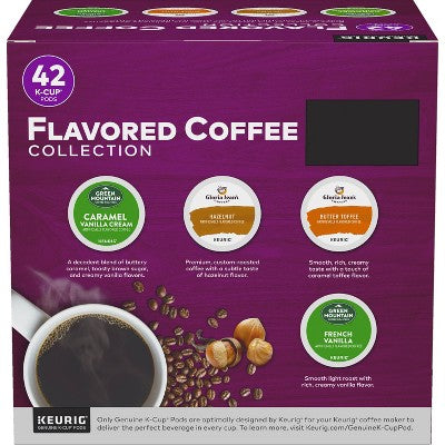 Keurig Flavored Coffee Collection Keurig K-Cup Coffee Pods Variety Pack Medium Roast - 42ct