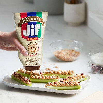 Jif Squeeze Creamy Peanut Butter Spread - 13oz