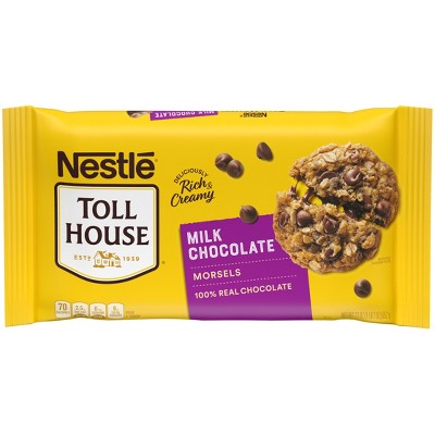Nestle Toll House Milk Chocolate Chips for Cookie Baking - 23oz: Gluten-Free, No Artificial Flavors